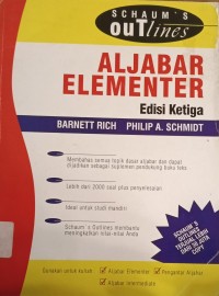 Image of Aljabar Elementer Edisi Ketiga