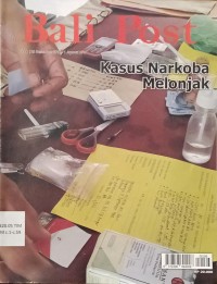 Image of Bali Post (Kasus Narkoba Melonjak)