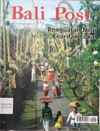 Image of Bali Post (Penguatan Nilai Kearifan Lokal)