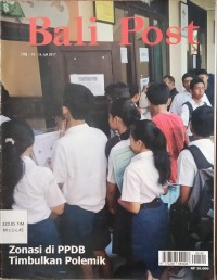 Image of Bali Post (Zonasi di PPDB Timbulkan Polemik)