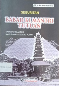 Image of Geguritan Babad Ki Mantri Tutuan