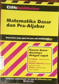 Image of Matematika Dasar dan Pra-Aljabar