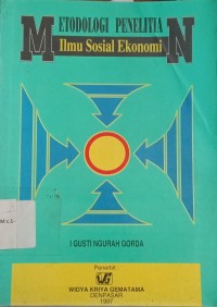 Image of Metodologi penelitian ilmu sosial ekonomi