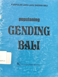 Image of Pupulaning Gending Bali