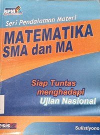 Image of Seri Pendalaman Materi Matematika SMA dan MA