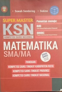 Image of Super Master KSN Kompetisi Sains Nasional Matematika